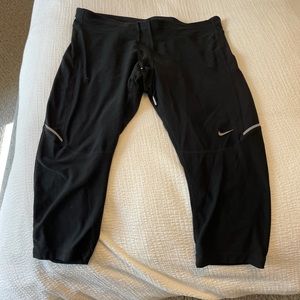 Nike black running tights